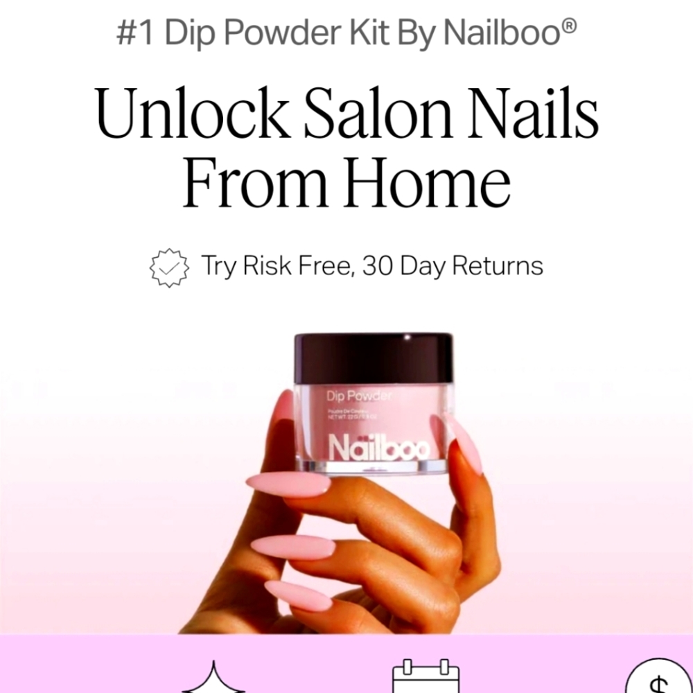BNIB Nailboo Dip Powder Kit
